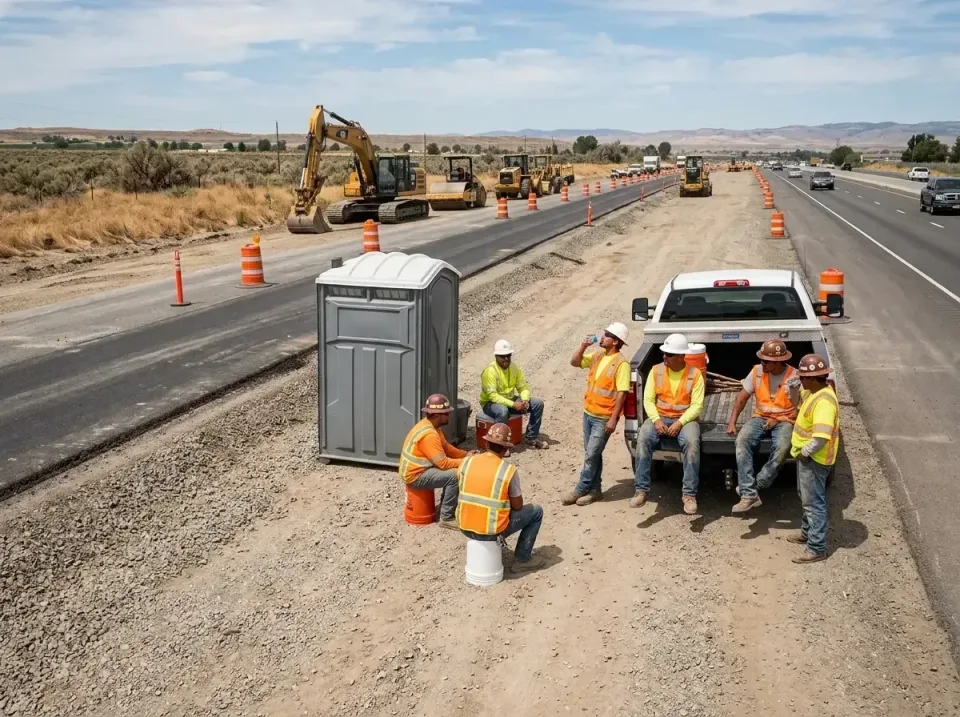 highway-road-construction-crew-007 — frequently asked questions, Porta Potty and Restroom Rentals in Sonoma, CA
